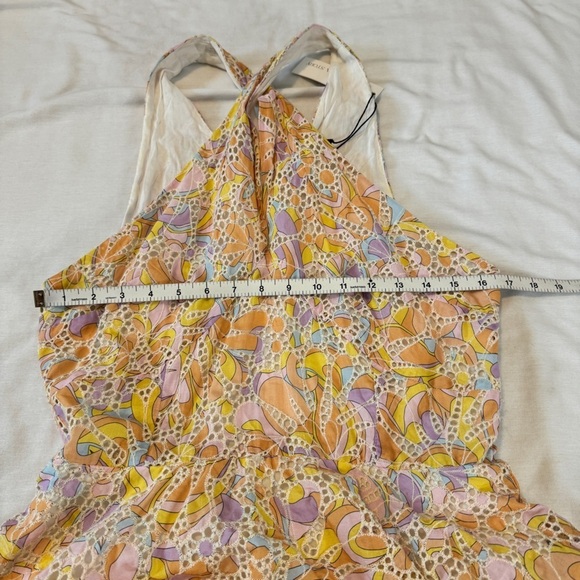 NEW Willa Story Large Mia Dress ~ Sundress Eyelet Halter Colorful Ruffled - Picture 5 of 10